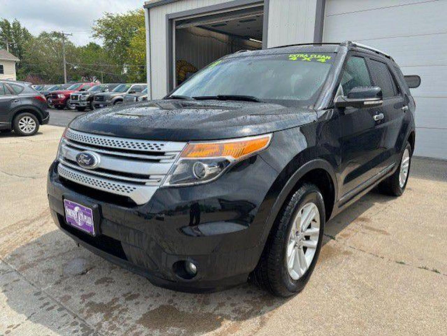 2013 BLACK FORD EXPLORER XLT (1FM5K8D80DG) with an 3.5L engine, Automatic transmission, located at 1100 W. Sheridan Ave., Shenandoah, 51601, (712) 246-1600, 40.765678, -95.388817 - Photo#0