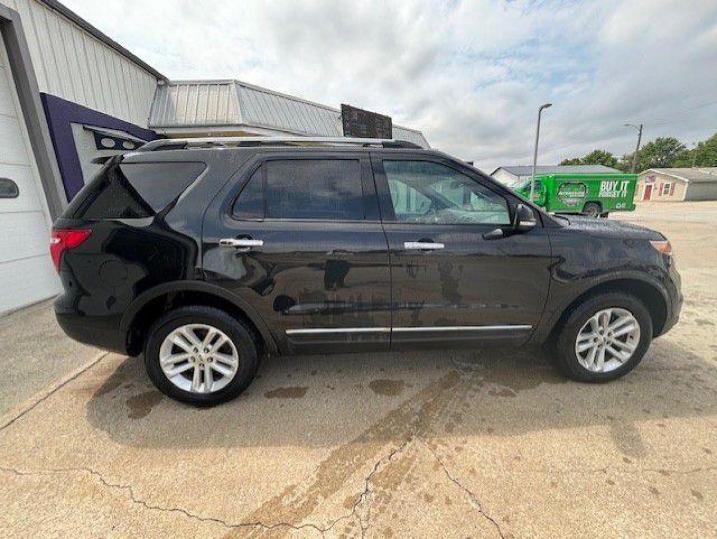 2013 BLACK FORD EXPLORER XLT (1FM5K8D80DG) with an 3.5L engine, Automatic transmission, located at 1100 W. Sheridan Ave., Shenandoah, 51601, (712) 246-1600, 40.765678, -95.388817 - Photo#7