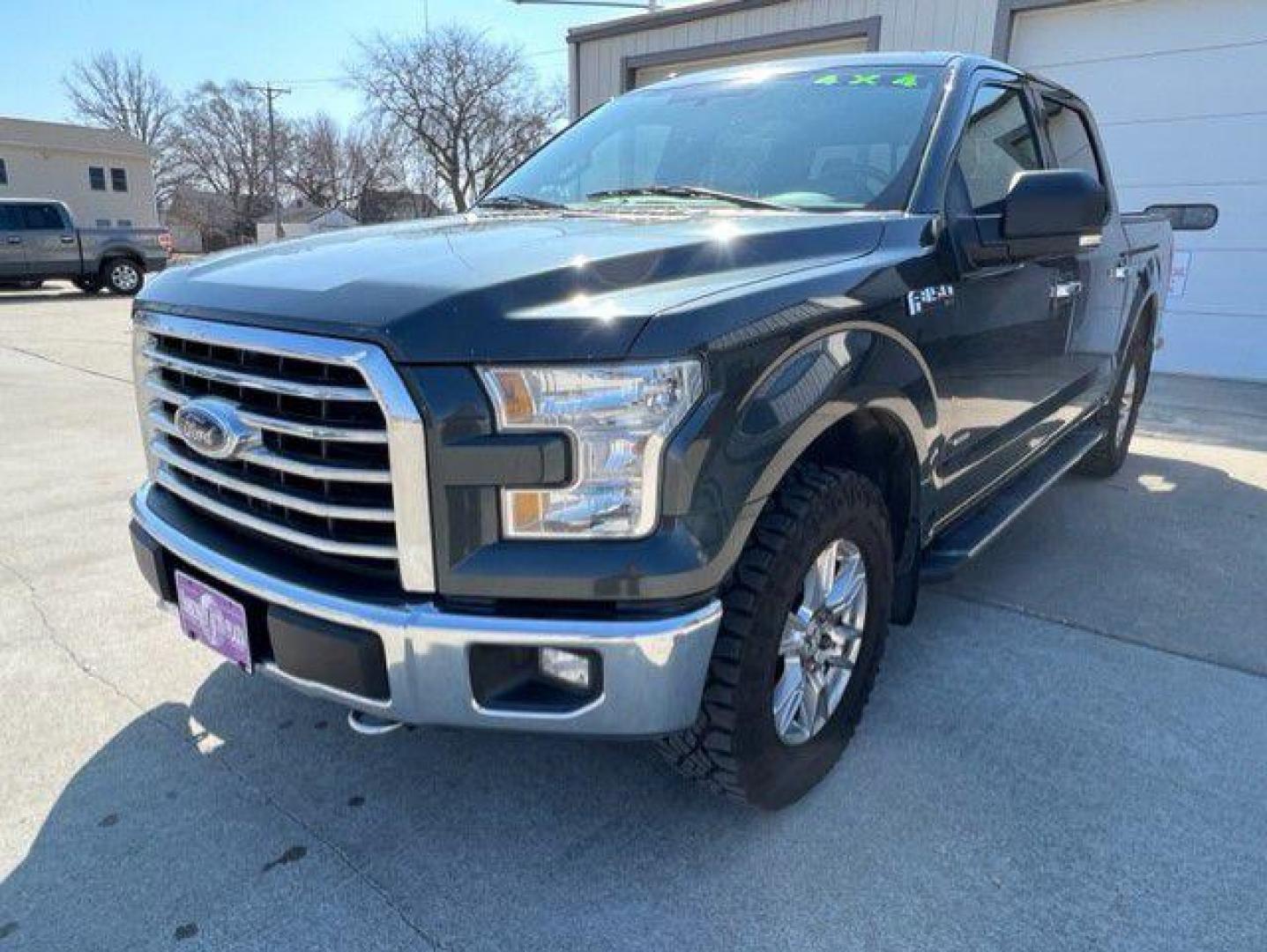 2015 GRAY FORD F150 SUPERCREW (1FTEW1EG8FK) with an 3.5L engine, Automatic transmission, located at 1100 W. Sheridan Ave., Shenandoah, 51601, (712) 246-1600, 40.765678, -95.388817 - Photo#0