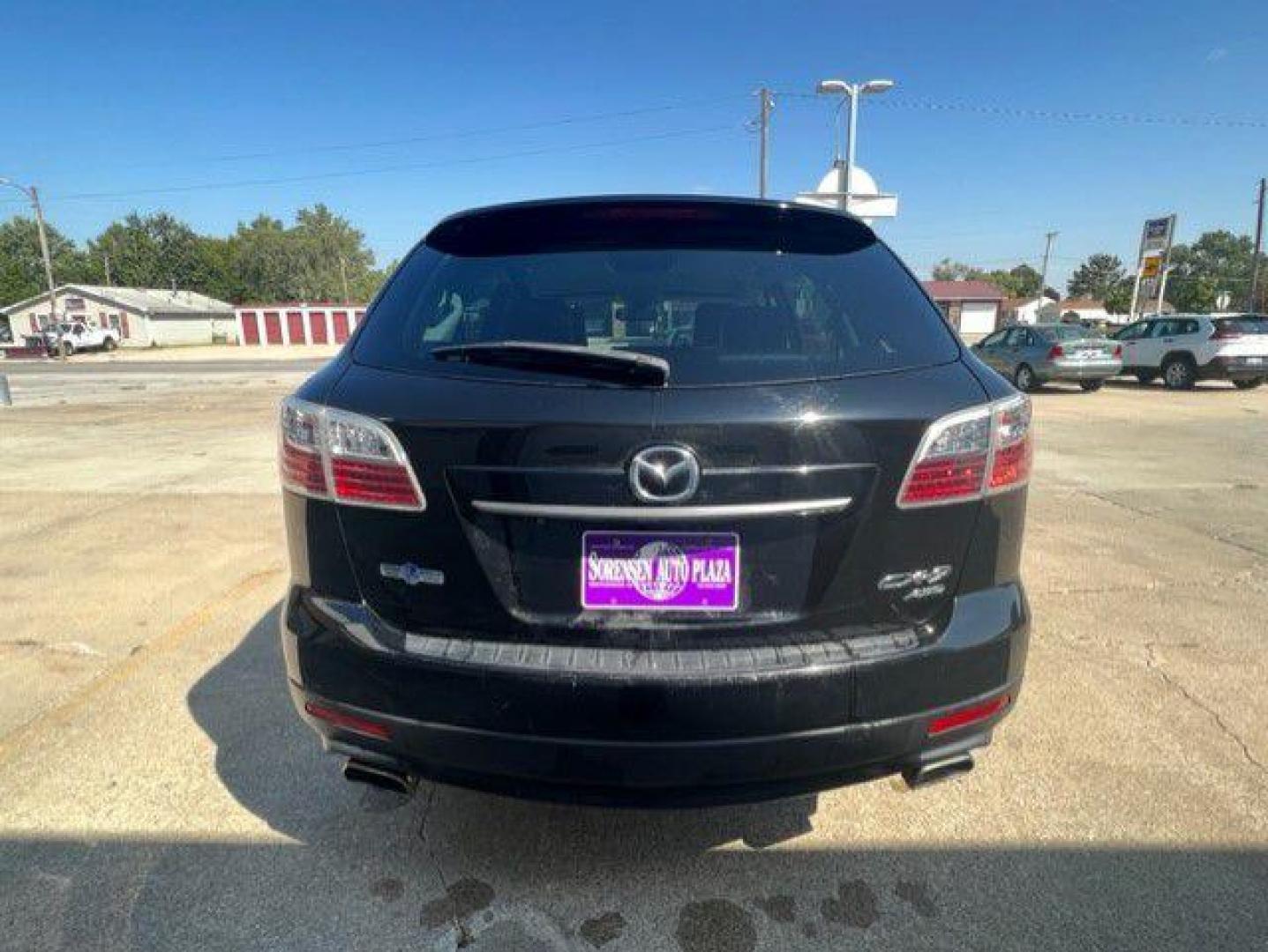 2010 BLACK MAZDA CX-9 (JM3TB3MA2A0) with an 3.7L engine, Automatic transmission, located at 1100 W. Sheridan Ave., Shenandoah, 51601, (712) 246-1600, 40.765678, -95.388817 - Photo#9