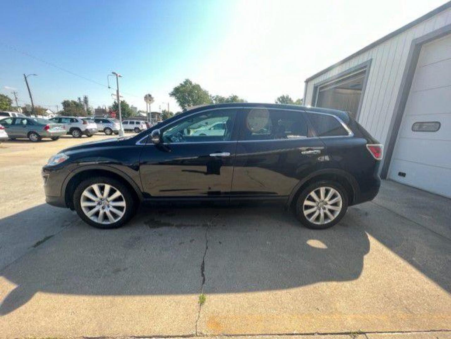 2010 BLACK MAZDA CX-9 (JM3TB3MA2A0) with an 3.7L engine, Automatic transmission, located at 1100 W. Sheridan Ave., Shenandoah, 51601, (712) 246-1600, 40.765678, -95.388817 - Photo#2
