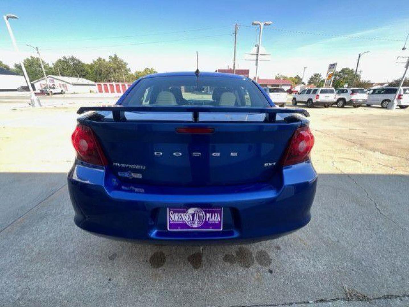 2014 BLUE DODGE AVENGER SXT (1C3CDZCB0EN) with an 2.4L engine, Automatic transmission, located at 1100 W. Sheridan Ave., Shenandoah, 51601, (712) 246-1600, 40.765678, -95.388817 - Photo#8