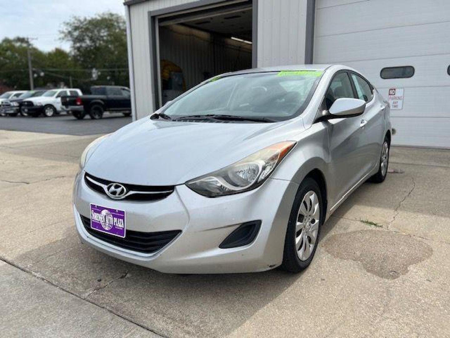 2011 SILVER HYUNDAI ELANTRA GLS (5NPDH4AE9BH) with an 1.8L engine, Automatic transmission, located at 1100 W. Sheridan Ave., Shenandoah, 51601, (712) 246-1600, 40.765678, -95.388817 - Photo#0