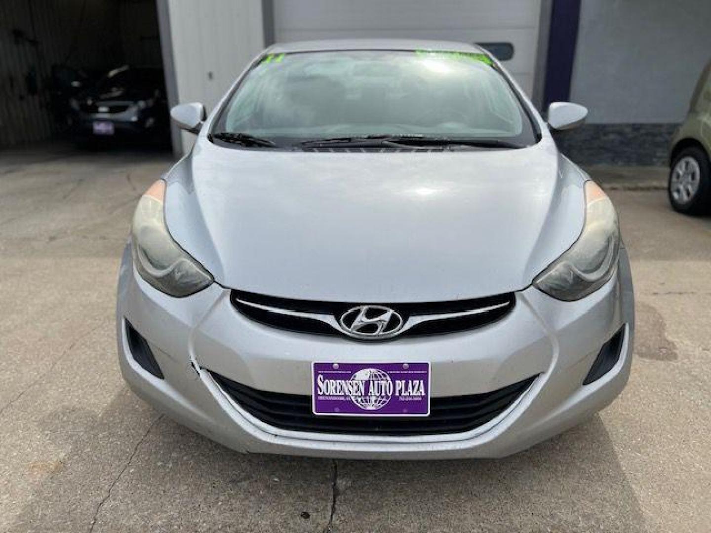 2011 SILVER HYUNDAI ELANTRA GLS (5NPDH4AE9BH) with an 1.8L engine, Automatic transmission, located at 1100 W. Sheridan Ave., Shenandoah, 51601, (712) 246-1600, 40.765678, -95.388817 - Photo#7