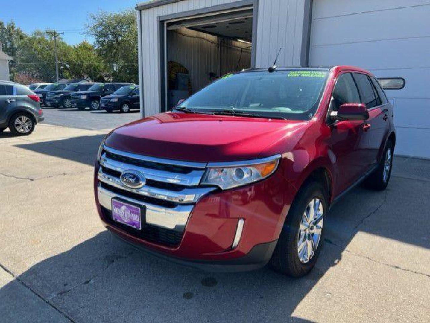 2013 RED FORD EDGE LIMITED (2FMDK4KC1DB) with an 3.5L engine, Automatic transmission, located at 1100 W. Sheridan Ave., Shenandoah, 51601, (712) 246-1600, 40.765678, -95.388817 - Photo#0