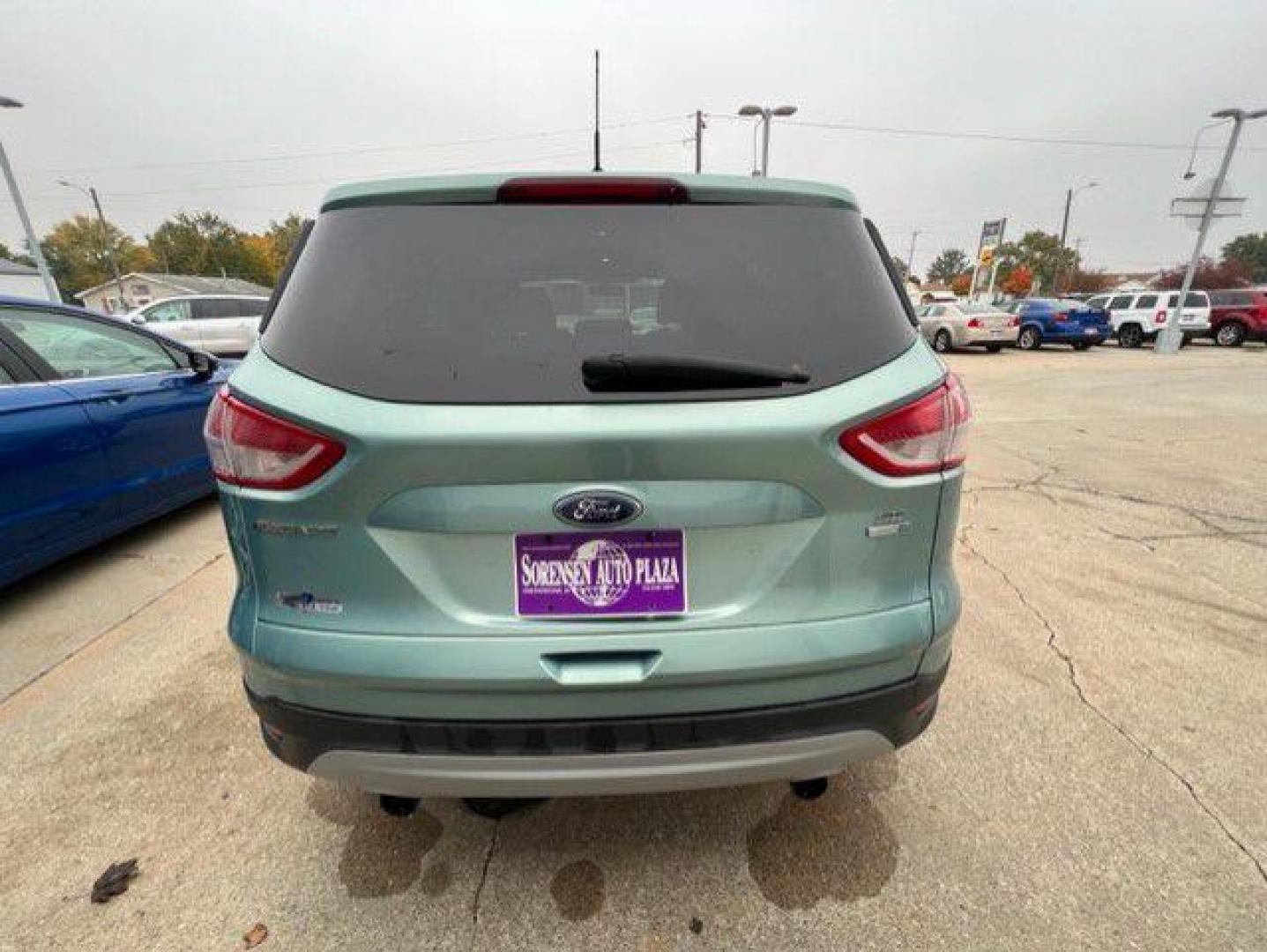 2013 GREEN FORD ESCAPE SE (1FMCU9GX7DU) with an 1.6L engine, Automatic transmission, located at 1100 W. Sheridan Ave., Shenandoah, 51601, (712) 246-1600, 40.765678, -95.388817 - Photo#8