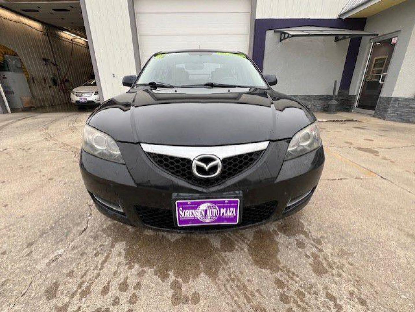 2007 BLACK MAZDA 3 I (JM1BK32FX71) with an 2.0L engine, Automatic transmission, located at 1100 W. Sheridan Ave., Shenandoah, 51601, (712) 246-1600, 40.765678, -95.388817 - Photo#0