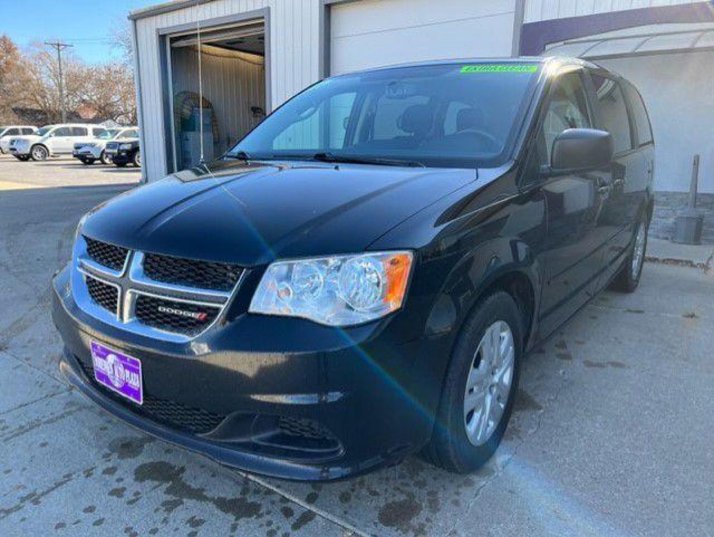 2017 BLACK DODGE GRAND CARAVAN SE (2C4RDGBG0HR) with an 3.6L engine, Automatic transmission, located at 1100 W. Sheridan Ave., Shenandoah, 51601, (712) 246-1600, 40.765678, -95.388817 - Photo#0