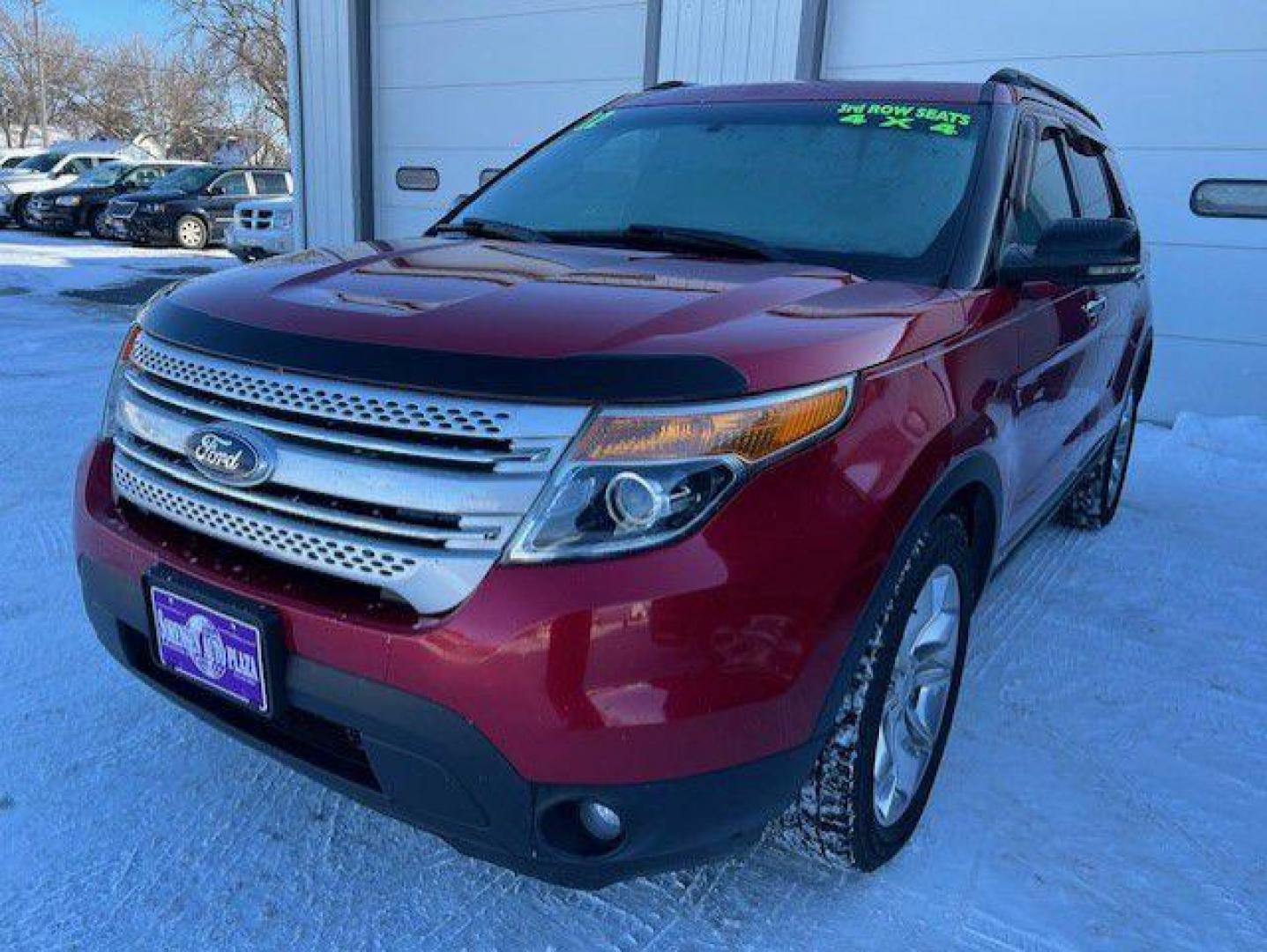 2012 RED FORD EXPLORER XLT (1FMHK8D87CG) with an 3.5L engine, Automatic transmission, located at 1100 W. Sheridan Ave., Shenandoah, 51601, (712) 246-1600, 40.765678, -95.388817 - Photo#0